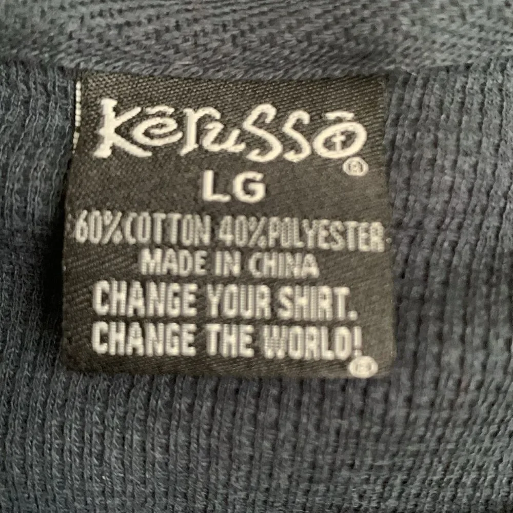 Men’s Kerusso Christian Thermal Shirt Long Sleeves Men’s Size L
